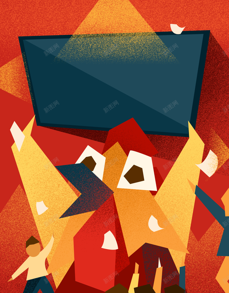 鸡年卡通扁平招聘会手绘插画海报psd设计背景_88icon https://88icon.com 招聘会 几何 卡通 扁平 鸡年 手绘 招聘 插画 海报