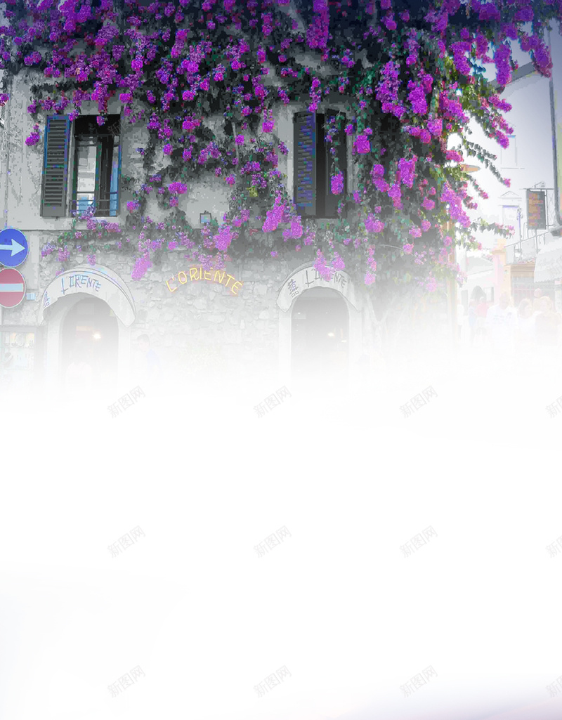 唯美旅游H5背景素材psd设计背景_88icon https://88icon.com 小清新 唯美 文艺 旅游 飞机 花卉建筑 PSD分层 H5背景素材