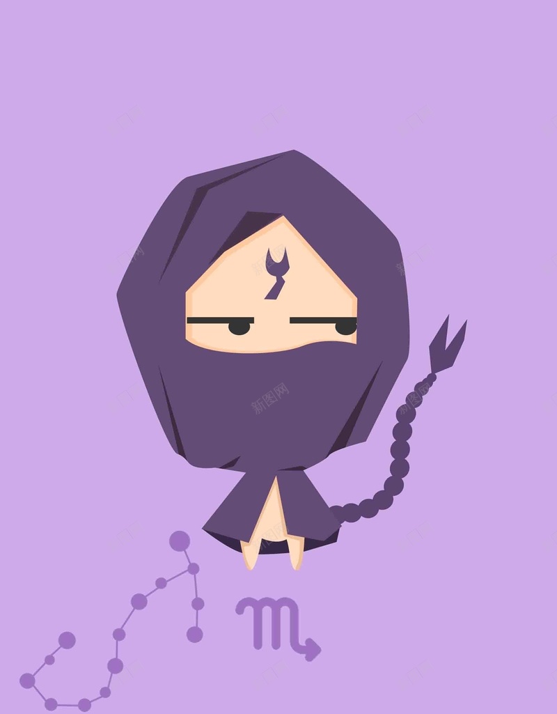 十二星座创意插画天蝎座背景模板psd设计背景_88icon https://88icon.com 十二星座 创意 插画 天蝎座 背景模板 卡通 手绘 宣传