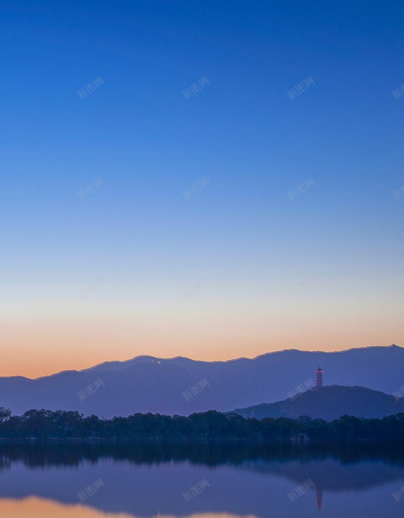 颐和园昆明湖H5风景背景jpg设计背景_88icon https://88icon.com 颐和园 风景 傍晚 摄影 昆明湖 H5