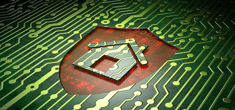 科技电路板背景jpg设计背景_88icon https://88icon.com 电路板 房子 拼色 科技 绿色 密码 海报banner 科技感 科技风 高科技 科幻 商务