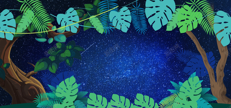 卡通梦幻夏季旅游促销背景psd设计背景_88icon https://88icon.com 小清新海报 女裤背景 梦幻海报 梦幻背景 卡通 森女风格 丛林 花 文艺 小清新 简约