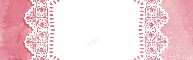 粉色蕾丝花边背景jpg设计背景_88icon https://88icon.com 粉色 大气 蕾丝花边 banner 海报banner 质感 纹理