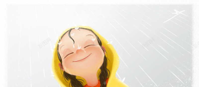 卡通小女孩背景背景图片 卡通小女孩背景背景