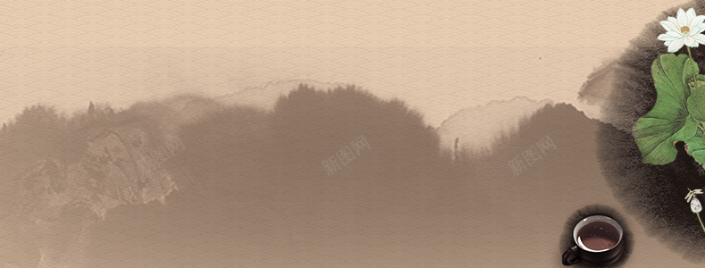 中国风水墨花荷叶详情页海报背景jpg设计背景_88icon https://88icon.com 中国风 水墨花 荷叶 详情页 海报 背景 详情页海报
