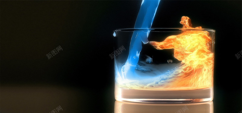 杯中的冰火两重天背景jpg设计背景_88icon https://88icon.com 摄影 科技 文艺 商务 神秘 海报banner 科技感 科技风 高科技 风景