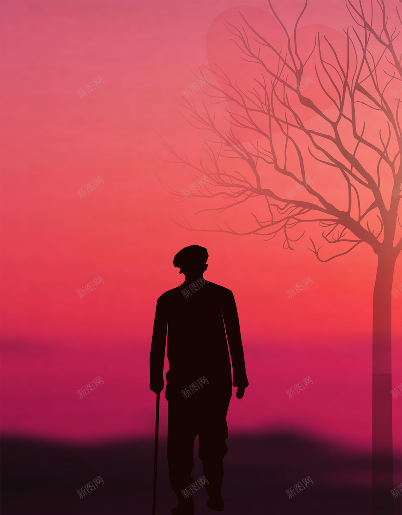 夕阳红老人背影重阳节海报背景psdpsd设计背景_88icon https://88icon.com 夕阳红 老人背影 重阳节 海报背景 psd 树 夕阳 重阳佳节 关爱老人