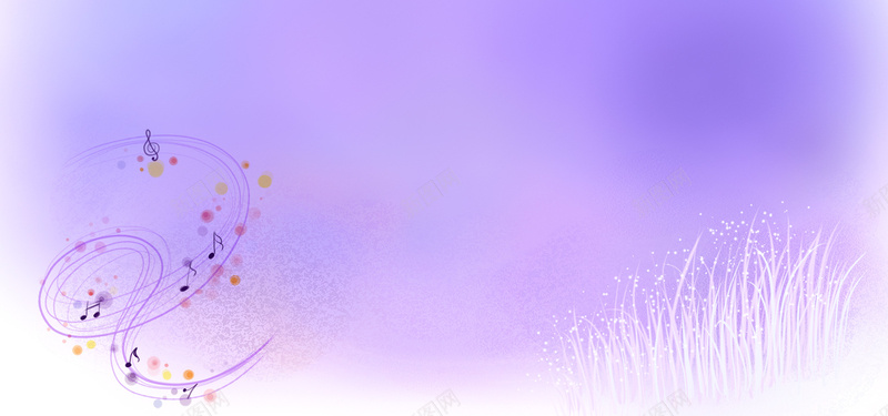 紫色手绘花背景psd设计背景_88icon https://88icon.com 背景 花 漂亮 手绘 矢量 海报banner 卡通 童趣