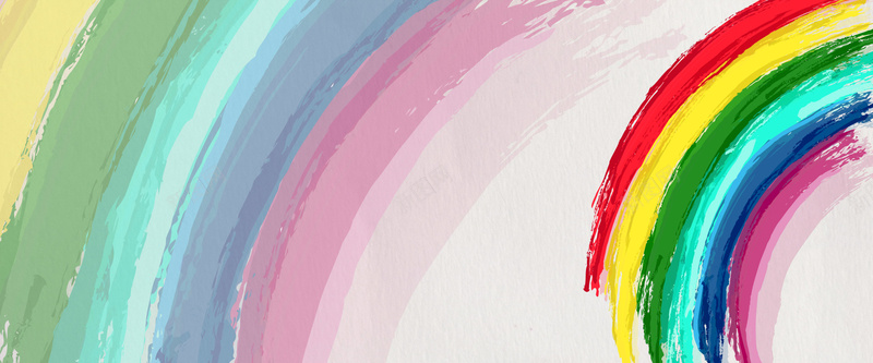 卡通七彩彩虹背景bannerpsd设计背景_88icon https://88icon.com 卡通 七彩 彩虹 背景 banner 海报banner 童趣 手绘