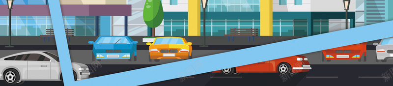 卡通城市交通出行psd设计背景_88icon https://88icon.com 卡通海报 手绘海报 文艺海报 安全海报 交通安全 交通海报 出行工具 城市交通