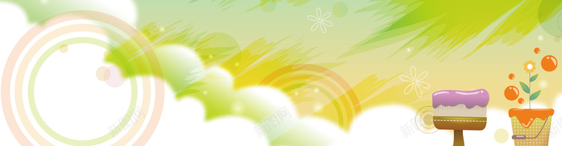 可爱卡通淘宝背景psd设计背景_88icon https://88icon.com 温馨 手绘 淘宝背景 海报banner 卡通 童趣