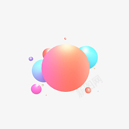 C4D立体梦幻渐变漂浮球电商海报装饰png免抠素材_88icon https://88icon.com 几何图形 活动促销 海报装饰 618 漂浮球 3D 唯美 梦幻 渐变 漂浮 电商