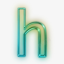 黄绿荧光特效字母hpng免抠素材_88icon https://88icon.com 特效 黄绿效果 字母 字母表 黄绿描边