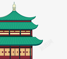 中国风阁楼元素png免抠素材_88icon https://88icon.com 中国风 阁楼 卡通 装饰元素