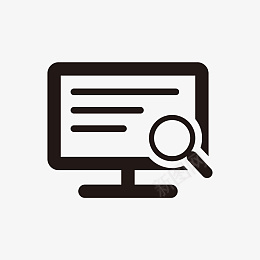 卡通简约电脑放大镜矢量图png免抠素材_88icon https://88icon.com 办公学习工具 放大图镜子 放大镜图标 放大镜插画 黑色放大镜 卡通简约 学习用具 电脑图标 放大镜 矢量图 办公 学习 手绘 插画 文具