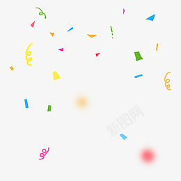 多彩清新彩带礼花png免抠素材_88icon https://88icon.com 漂浮素材 周年庆 周年 喜庆 多彩 庆典 彩蛋 清新 礼花