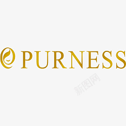 PURNESS金色图案logopng免抠素材_88icon https://88icon.com PURNESS 金色图案 logo