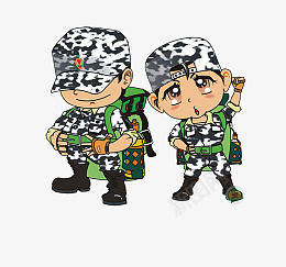 卡通迷彩小兵免扣素材png免抠素材_88icon https://88icon.com 卡通 手绘 迷彩服 小朋友 野营 夏令营 冬令营 素材