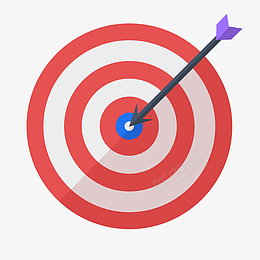给自己定个小目标的靶心png免抠素材_88icon https://88icon.com 完成规定时间里的任务 定个小目标 不放松 前途 招聘 简历