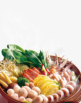 火锅食材素材砂锅png免抠素材_88icon https://88icon.com 火锅 食材 素材 砂锅 涮火锅 青菜 海鲜