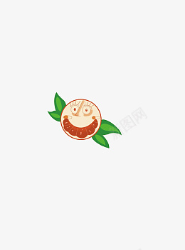 卡通可爱橘子元素png免抠素材_88icon https://88icon.com 可爱 卡通 手绘 扁平 橙子 橘子 水果 笑脸 矢量