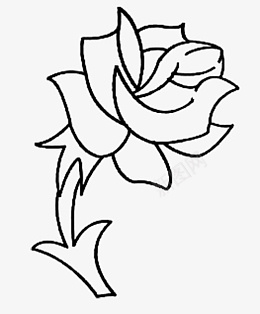 花朵手绘简笔插画黑白矢量png免抠素材_88icon https://88icon.com 花朵 手绘 简笔 插画 黑白 矢量