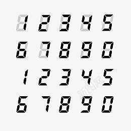计算器电子数字ai免抠素材_88icon https://88icon.com 电子 数字 计算器 电子表