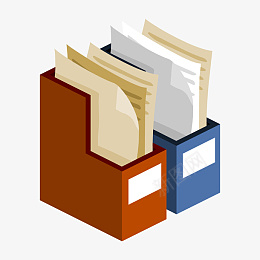 办公用品的文件盒png免抠素材_88icon https://88icon.com 办公文件盒 漂亮的盒子 办公插画 办公文具 办公用品 卡通插画