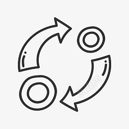 转化图标简笔画png免抠素材_88icon https://88icon.com 互换 交换 图标 转化