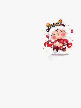 喜庆老虎套帽png免抠素材_88icon https://88icon.com 寅虎 新年 喜庆 老虎套帽 福娃