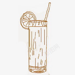手绘临摹杯子png免抠素材_88icon https://88icon.com 手绘 临摹 杯子 饮料
