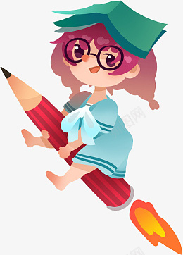 手绘毕业季卡通人物元素png免抠素材_88icon https://88icon.com 手绘 毕业季 卡通人物 元素
