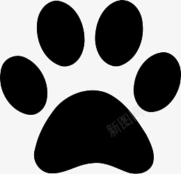 狗狗的黑白脚印png免抠素材_88icon https://88icon.com 脚印 黑白 卡通 免扣