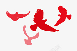 红色党建和平鸽渐变剪影背景psd免抠素材_88icon https://88icon.com 红色 党建 和平鸽 渐变 剪影 背景