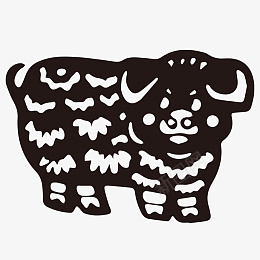 十二生肖猪简笔画png免抠素材_88icon https://88icon.com 猪 剪纸 生肖 国潮