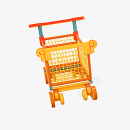 新年中国风购物车png免抠素材_88icon https://88icon.com 中国风 购物车 新年购物 春节
