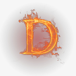 火焰效果字母Dpng免抠素材_88icon https://88icon.com 特效 火焰效果 字母 字母表 火焰描边