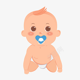 含奶嘴爬行的宝宝png免抠素材_88icon https://88icon.com 婴儿 宝宝 母婴 爬行