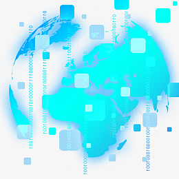蓝色科技光效地球背景png免抠素材_88icon https://88icon.com 互联网 全球化 跨国界 交流 地球 科技 网络
