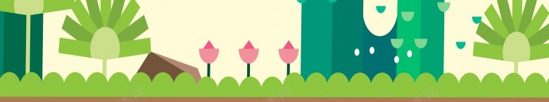 简约春天踏春边框psd设计背景_88icon https://88icon.com 简约 春天 踏春 边框