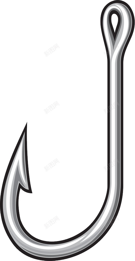 鱼钩钓钩png免抠素材_88icon https://88icon.com 钓钩 鱼钩