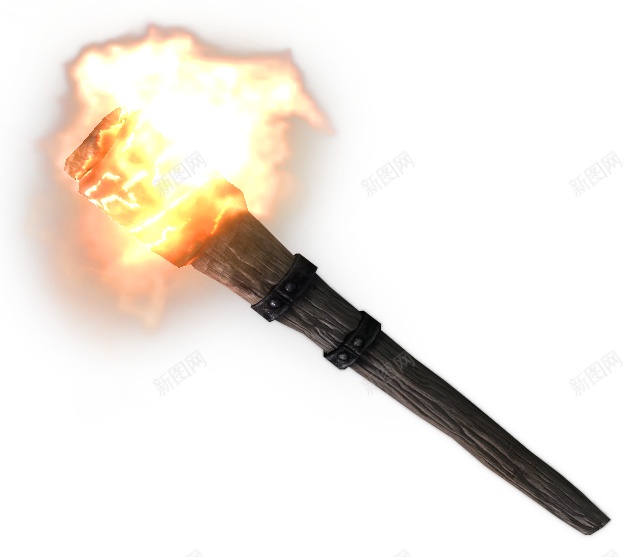 手电筒火炬png免抠素材_88icon https://88icon.com 手电筒 火炬