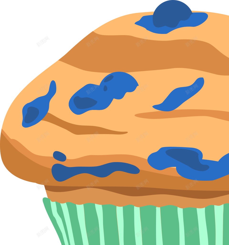 英格兰松饼杯状小松糕png免抠素材_88icon https://88icon.com 杯状小松糕 英格兰松饼