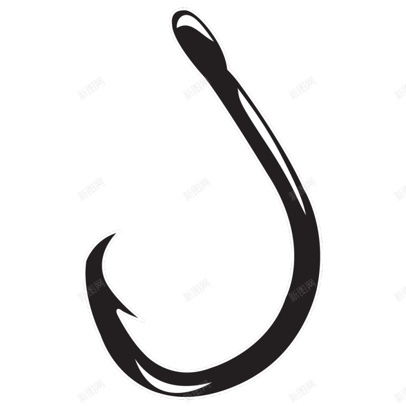 鱼钩钓钩png免抠素材_88icon https://88icon.com 钓钩 鱼钩