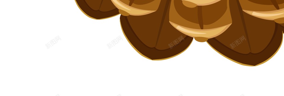 松球松果png免抠素材_88icon https://88icon.com 松果 松球