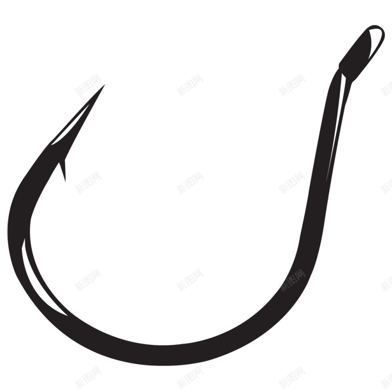 鱼钩钓钩png免抠素材_88icon https://88icon.com 钓钩 鱼钩