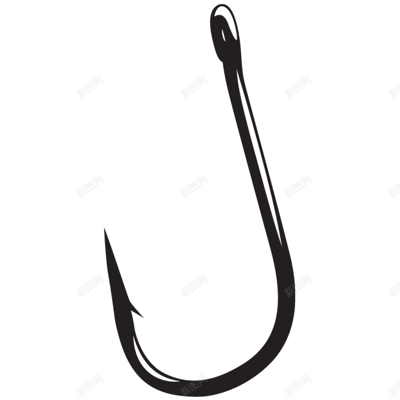 鱼钩钓钩png免抠素材_88icon https://88icon.com 钓钩 鱼钩