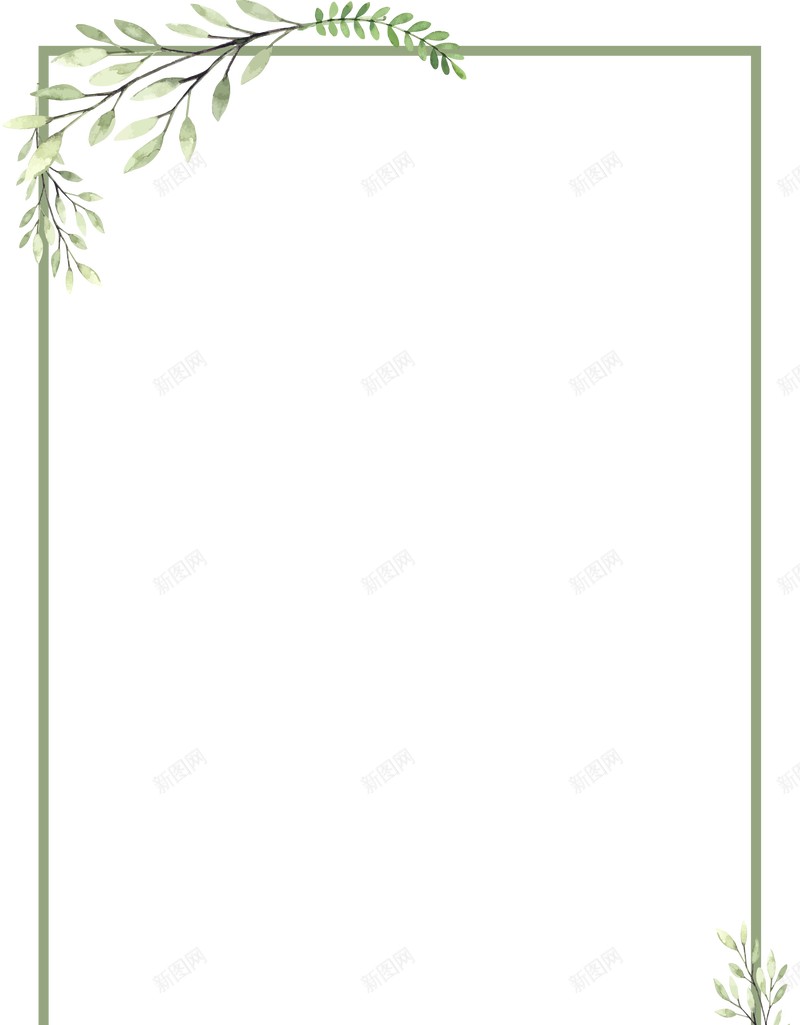 春天小清新矢量可编辑手绘边框ai设计背景_88icon https://88icon.com 小清新 小草 新图网详情 春天 春天来了 树叶 植物 植物边框 环保 直播边框 矢量图 绿色 花草