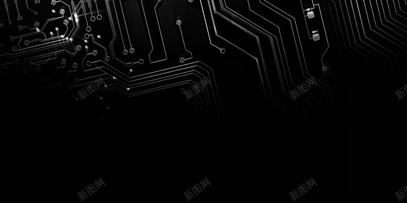 电路科技感壁纸jpg设计背景_88icon https://88icon.com 深邃 电路 科技 黑