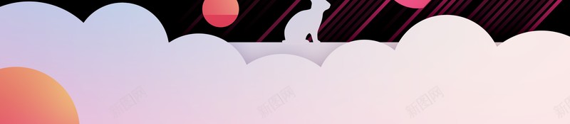 中秋佳节兔子月亮中秋背景psd设计背景_88icon https://88icon.com 中秋佳节 中秋背景 兔子 月亮